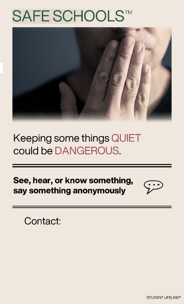 SAFE SCHOOLS POSTER